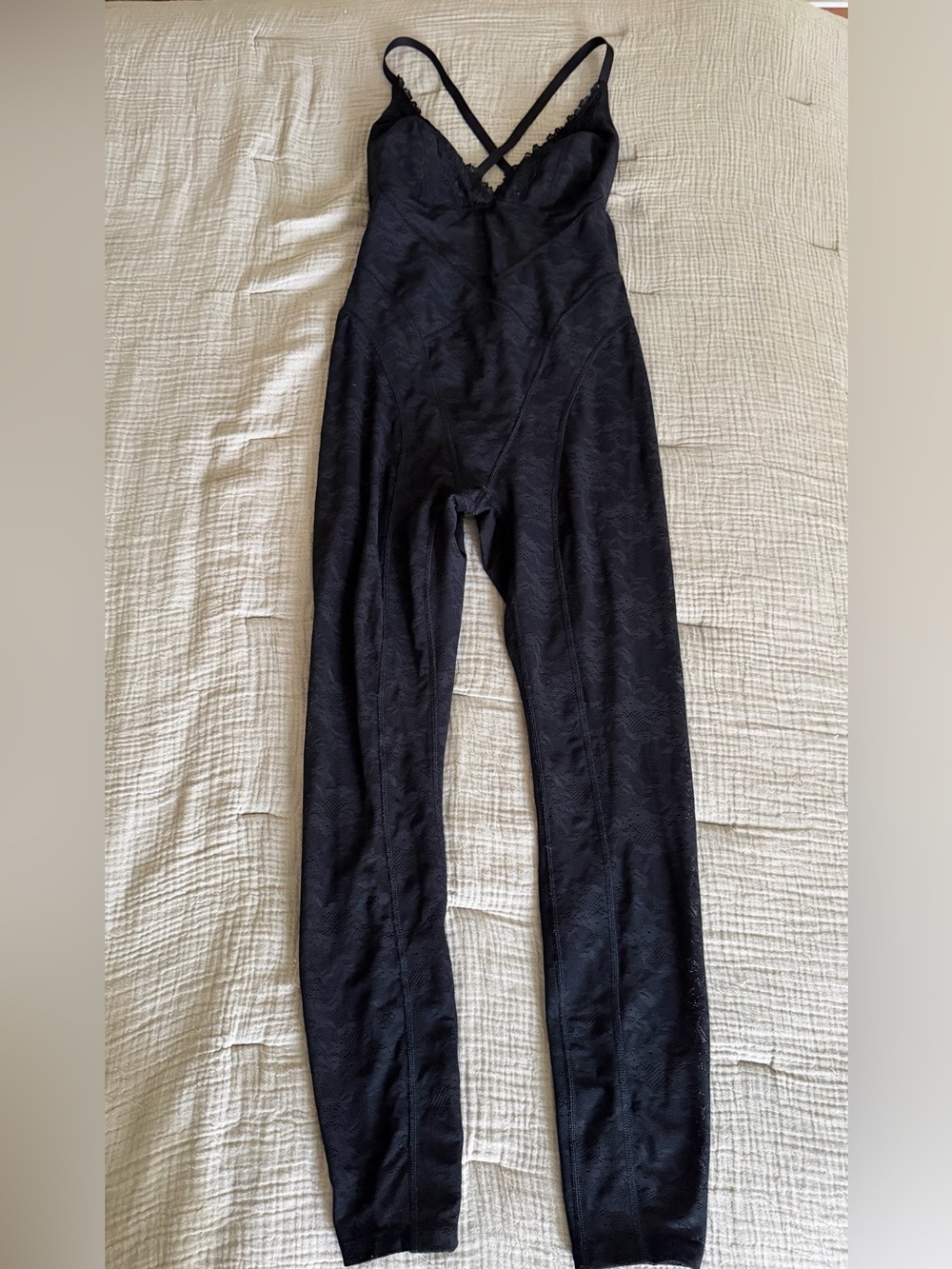 Savage X Fenty Lace Race Jumpsuit Black Size M
